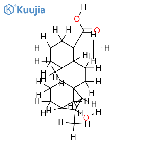 (4beta)-16beta-hydroxy-kauran-18-oic acid structure
