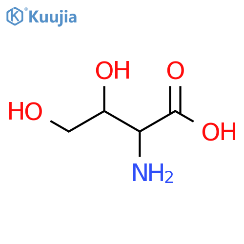 2-Amino-3,4-dihydroxybutanoic acid structure