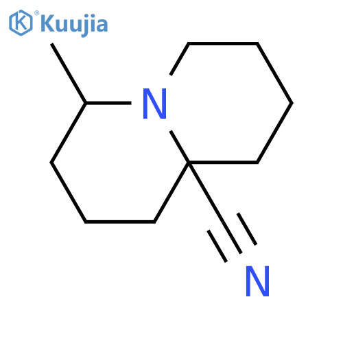 9aH-Quinolizine-9a-carbonitrile, octahydro-4-methyl- structure