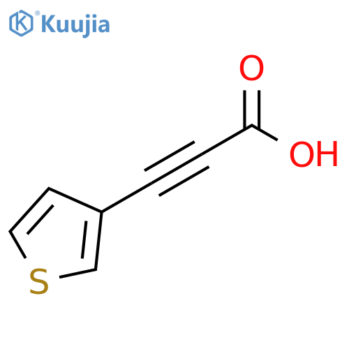 3-(Thiophen-3-yl)prop-2-ynoic acid structure