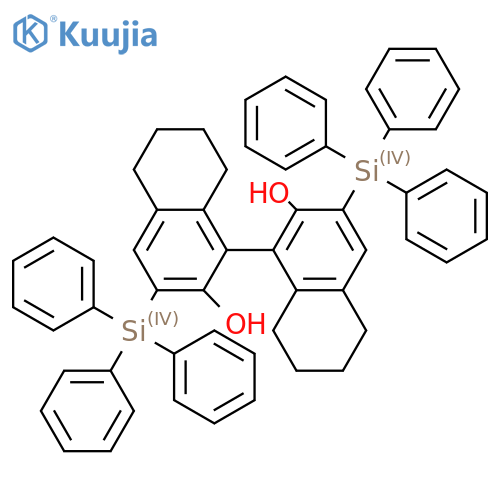 (R)-3,3’-Bis(triphenylsilyl)-5,5',6,6',7,7',8,8'-octahydro-1,1'-bi-2,2'-naphthol structure