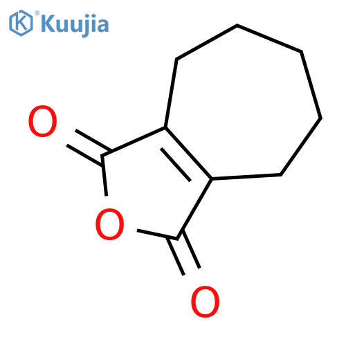 1H,3H,4H,5H,6H,7H,8H-cycloheptacfuran-1,3-dione structure