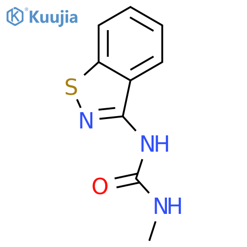 Urea,N-1,2-benzisothiazol-3-yl-N'-methyl- structure