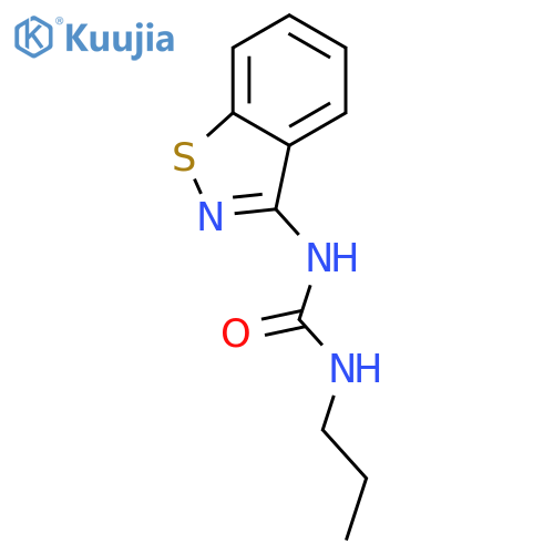 Urea,N-1,2-benzisothiazol-3-yl-N'-propyl- structure