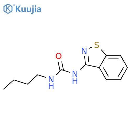 Urea,N-1,2-benzisothiazol-3-yl-N'-butyl- structure