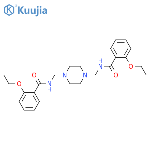 Benzamide, N,N'-[1,4-piperazinediylbis(methylene)]bis[2-ethoxy- structure