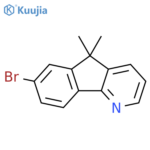 7-broMo-5,5-diMethyl-5H-indeno[1,2-b]pyridine structure