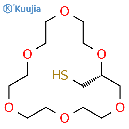 1,4,7,10,13,16-Hexaoxacyclooctadecane-2-methanethiol, (R)- structure