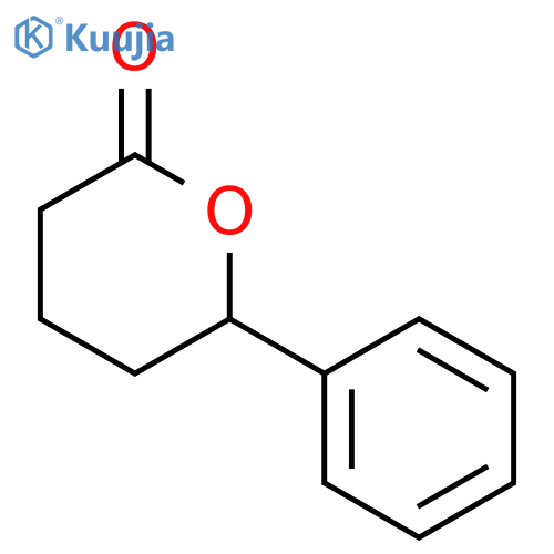 2H-Pyran-2-one,tetrahydro-6-phenyl- structure
