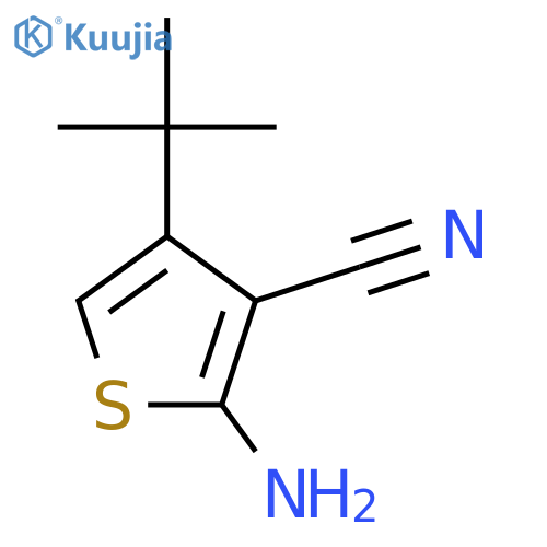 2-Amino-4-tert-Butylthiophene-3-carbonitrile structure