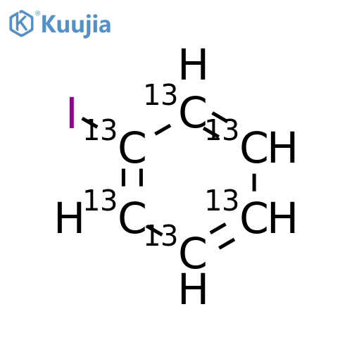 IODOBENZENE-13C6 structure