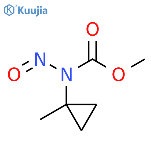 Carbamic acid, (1-methylcyclopropyl)nitroso-, methyl ester structure