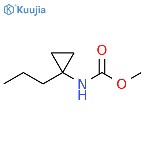 Carbamic acid, (1-propylcyclopropyl)-, methyl ester structure