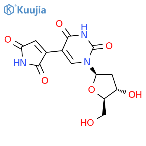 Uridine, 2'-deoxy-5-(2,5-dihydro-2,5-dioxo-1H-pyrrol-3-yl)- structure