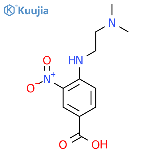 4-{2-(Dimethylamino)ethylamino}-3-nitrobenzoic acid structure