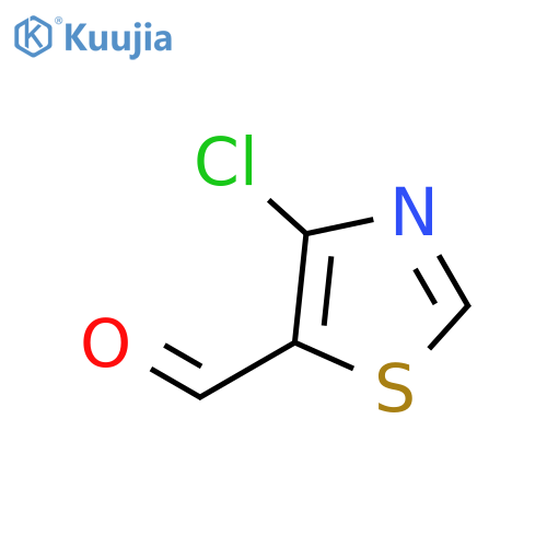 4-chloro-1,3-thiazole-5-carbaldehyde structure