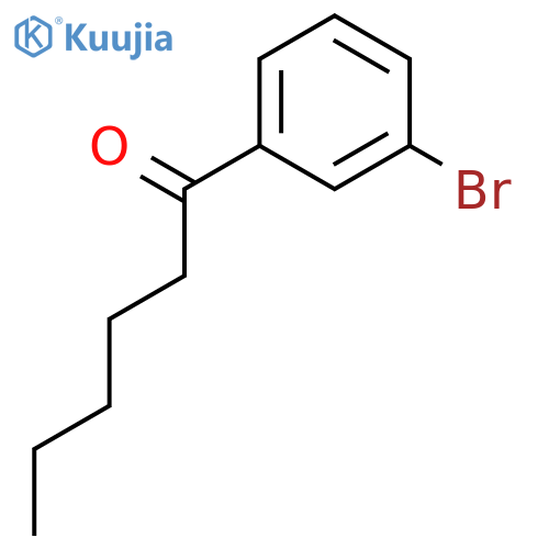 1-Hexanone, 1-(3-bromophenyl)- structure