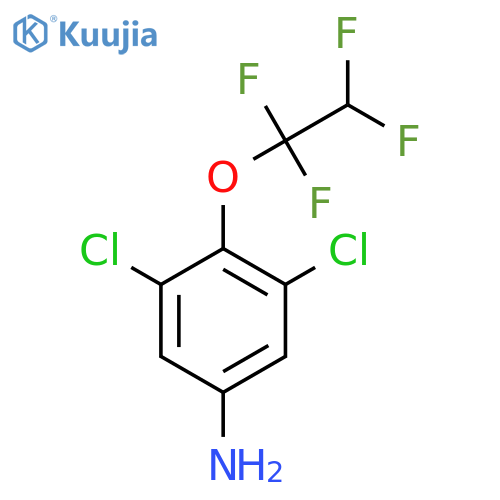 3,5-Dichloro-4-(1,1,2,2-tetrafluoroethoxy)aniline (>85%) structure