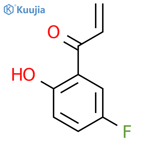 1-(5-fluoro-2-hydroxyphenyl)prop-2-en-1-one structure
