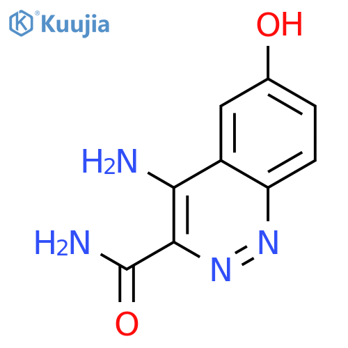 4-amino-6-hydroxy-3-Cinnolinecarboxamide structure