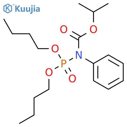 Carbamic acid, (dibutoxyphosphinyl)phenyl-, 1-methylethyl ester structure