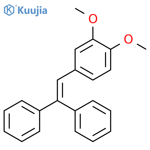 Benzene, 4-(2,2-diphenylethenyl)-1,2-dimethoxy- structure