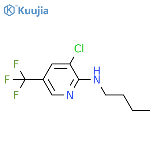 N-Butyl-3-chloro-5-(trifluoromethyl)-2-pyridinamine structure