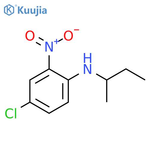 N-(butan-2-yl)-4-chloro-2-nitroaniline structure