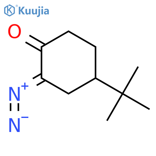 Cyclohexanone, 2-diazo-4-(1,1-dimethylethyl)- structure