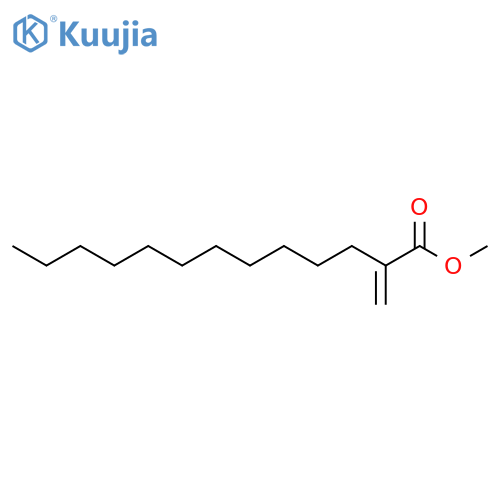 Tridecanoic acid, 2-methylene-, methyl ester structure