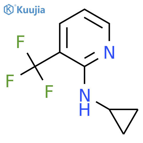 Cyclopropyl-(3-trifluoromethyl-pyridin-2-yl)-amine structure