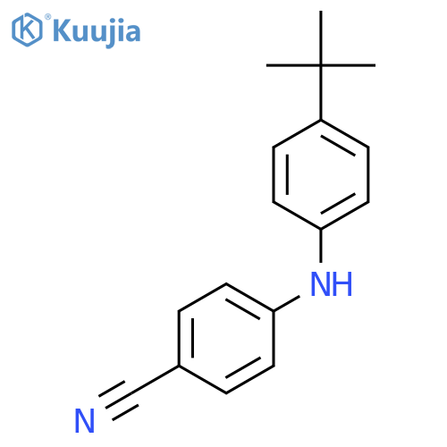 4-(4-Tert-butylphenylamino)benzonitrile structure
