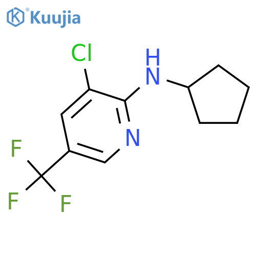 N-3-Chloro-5-(trifluoromethyl)-2-pyridinyl-N-cyclopentylamine structure