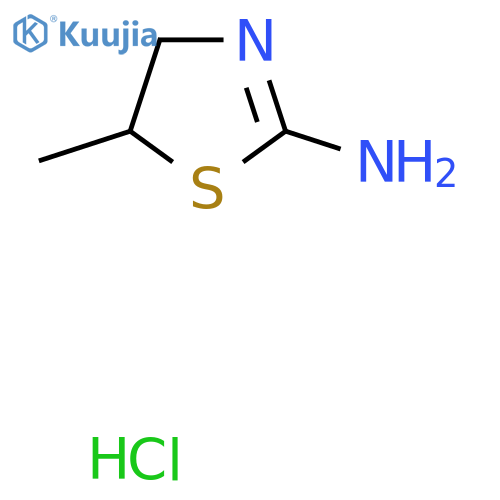 5-Methyl-4,5-dihydro-1,3-thiazol-2-amine hydrochloride structure