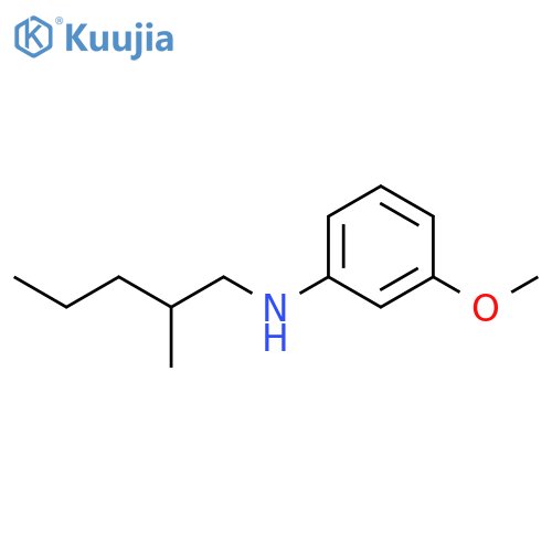 3-methoxy-N-(2-methylpentyl)aniline structure