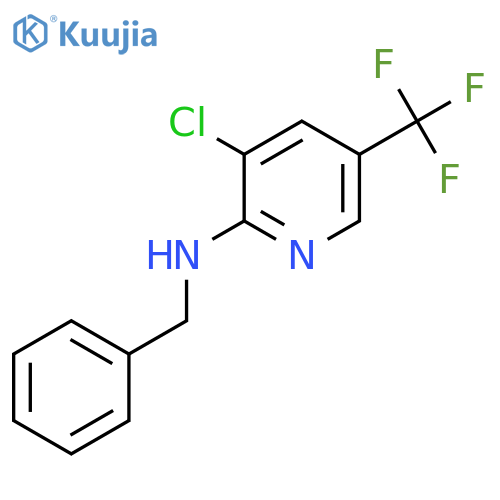 N-Benzyl-3-chloro-5-(trifluoromethyl)-2-pyridinamine structure