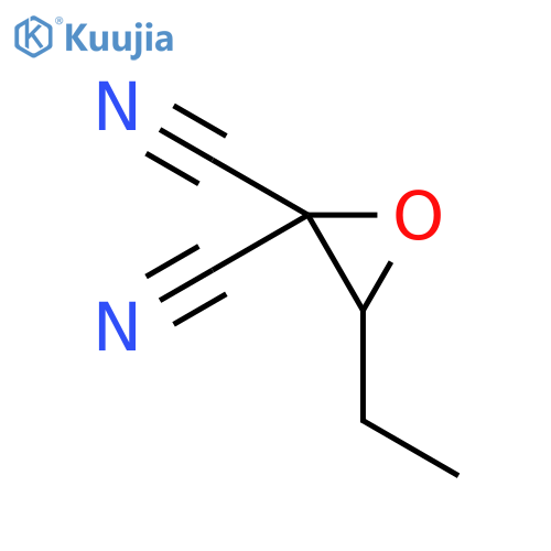2,2-Oxiranedicarbonitrile, 3-ethyl- structure