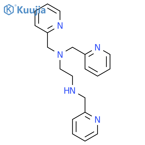 1,2-Ethanediamine, N,N,N'-tris(2-pyridinylmethyl)- structure
