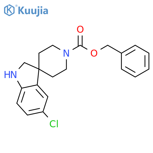 Benzyl 5-chlorospiro[indoline-3,4'-piperidine]-1'-carboxylate structure