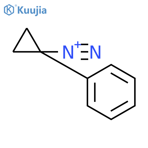 Cyclopropanediazonium, 1-phenyl- structure