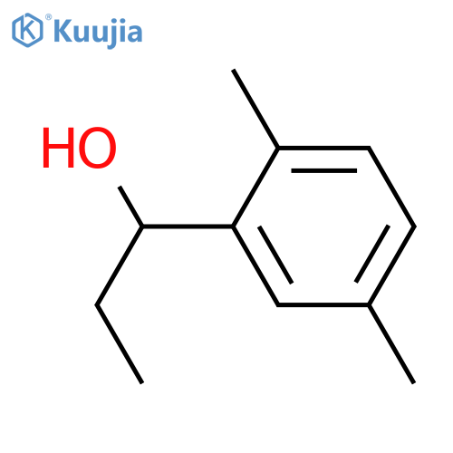 Benzenemethanol, a-ethyl-2,5-dimethyl- structure