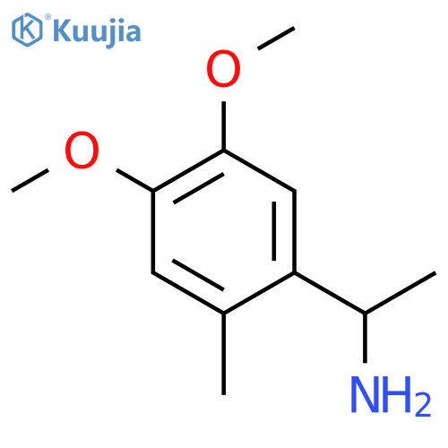 Benzenemethanamine,4,5-dimethoxy-a,2-dimethyl- structure