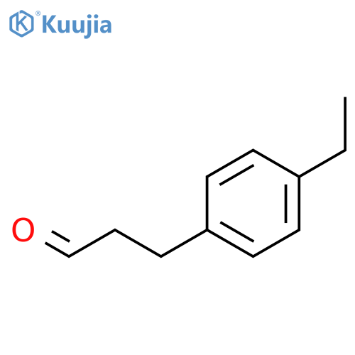 3-(4-ethylphenyl)propanal structure