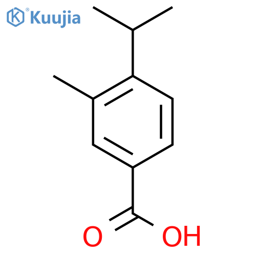3-Methyl-4-(propan-2-yl)benzoic acid structure