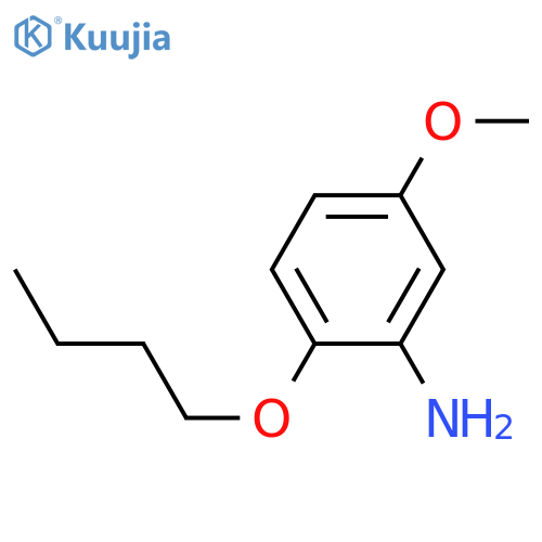 2-butoxy-5-methoxyaniline structure