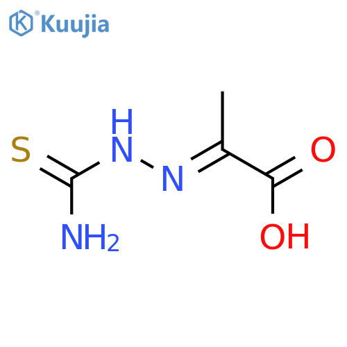Propanoic acid,2-[2-(aminothioxomethyl)hydrazinylidene]- structure