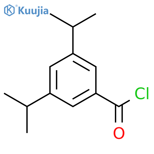 Benzoyl chloride, 3,5-bis(1-methylethyl)- structure