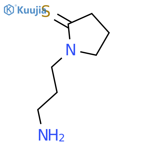 2-Pyrrolidinethione,1-(3-aminopropyl)- structure