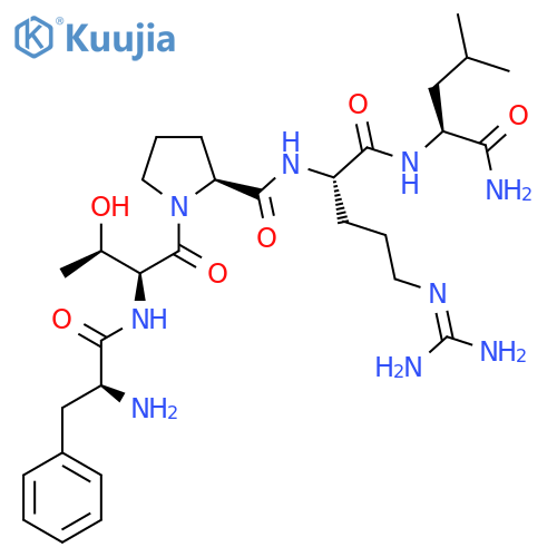 L-Leucinamide,L-phenylalanyl-L-threonyl-L-prolyl-L-arginyl- structure