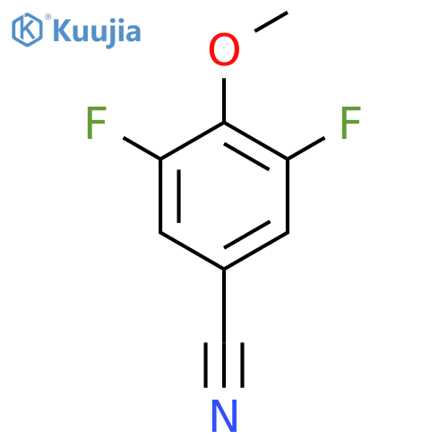 3,5-Difluoro-4-methoxybenzonitrile structure